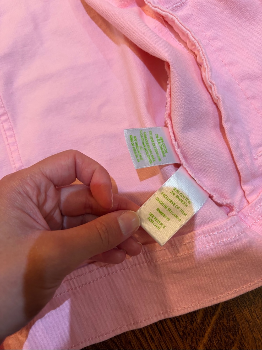 Lilly Pulitzer Laylani Denim Jacket Pink - Picture 7 of 8